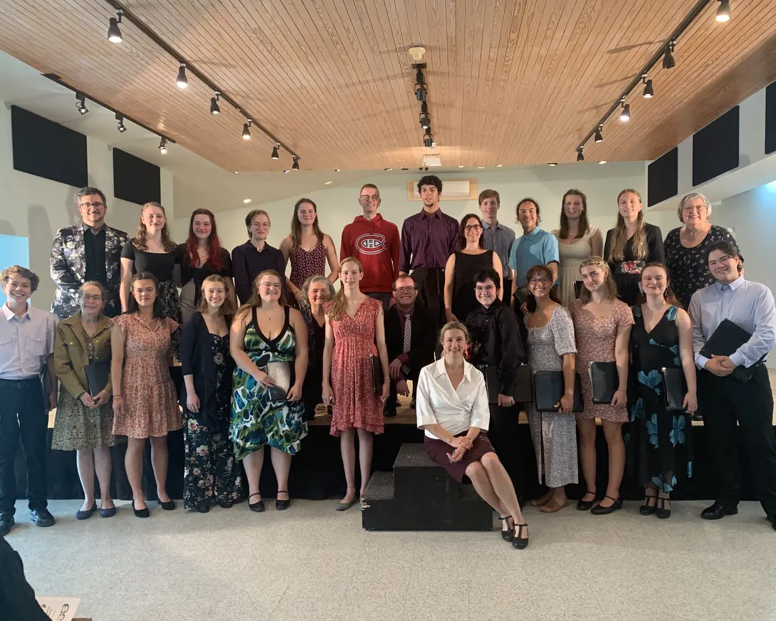 Advanced vocal training end-of-session's concert